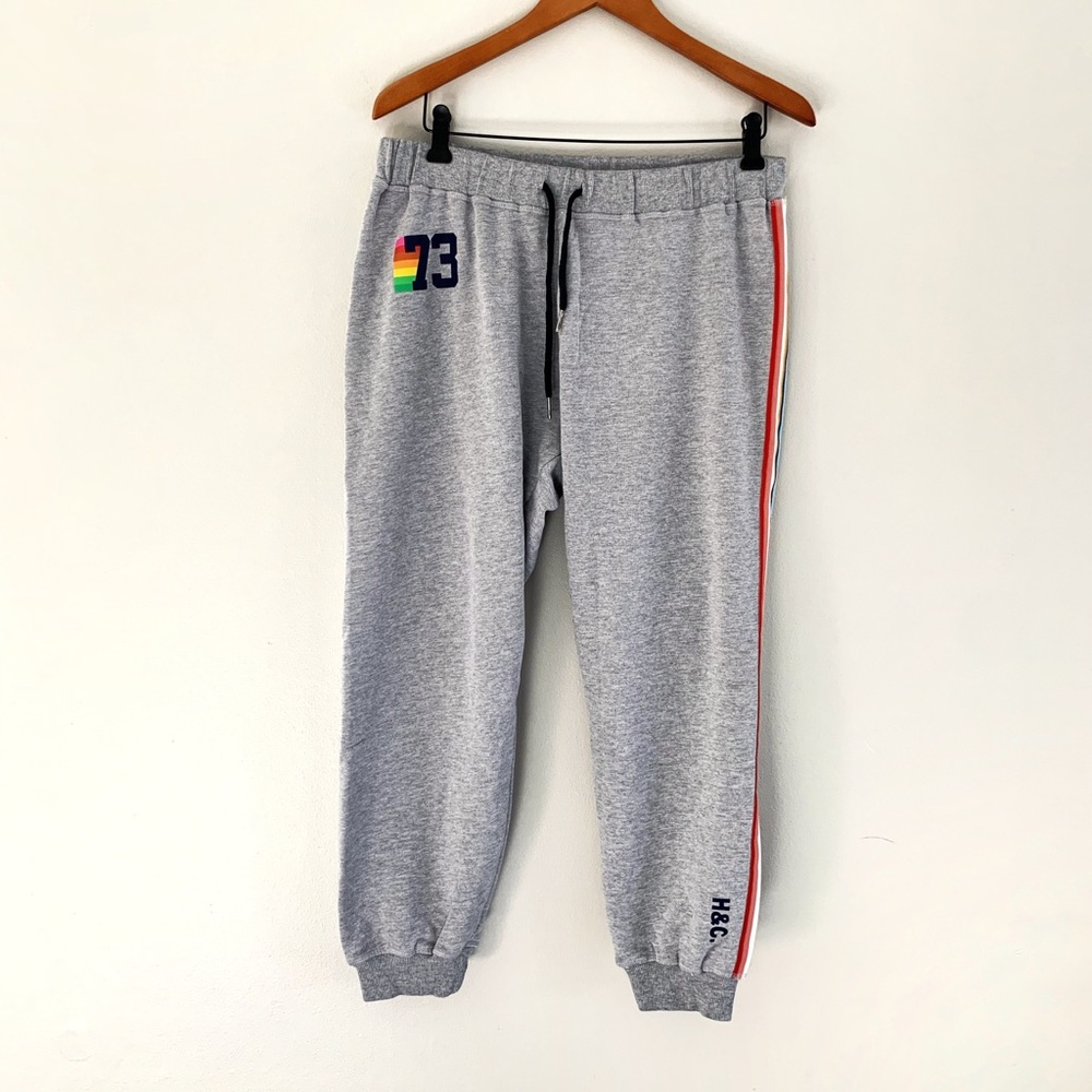 NWT Hammill & Co Rainbow Accent Joggers